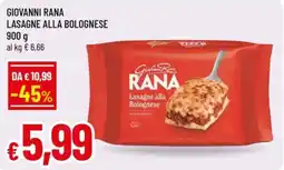 Famila Lasagne alla Bolognese Rana offerta