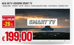 Famila Akai smart tv offerta