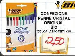 Bernava Penne Cristal Original Bic offerta