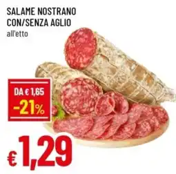Famila Salame nostrano offerta
