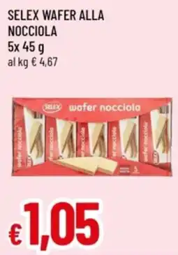 Famila Selex wafer nocciola offerta