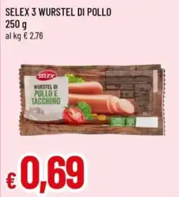 Famila Selex wurstel di pollo e tacchino offerta