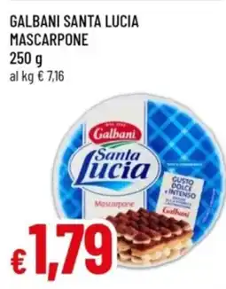 Famila Galbani Santa Lucia Mascarpone offerta