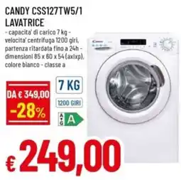 Famila Candy lavatrice offerta