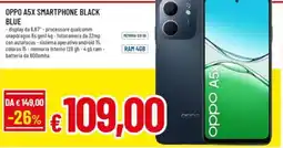 Famila Oppo A5x smartphone black blue offerta