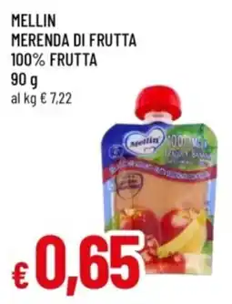 Famila Mellin merenda di frutta offerta