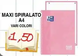Bernava Maxi spiralato A4 offerta