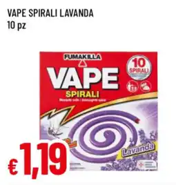 Famila Fumakilla Vape spirali lavanda offerta