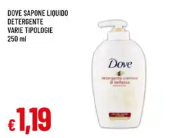 Famila Dove sapone liquido detergente offerta