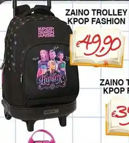 Bernava Zaino trolley kpop fashion offerta