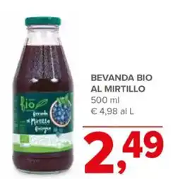 Todis Beveranda al mirtillo biologica offerta