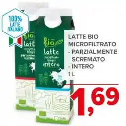 Todis Bio latte intero offerta