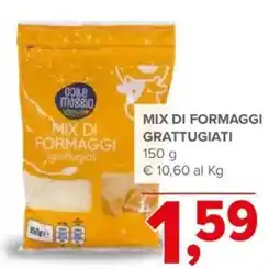Todis Dolle Maresio mix di formaggi grattugiati offerta