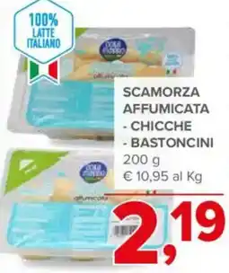 Todis Scamorza affumicata chicche bastoncini offerta