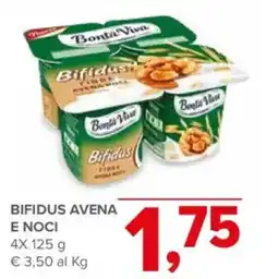 Todis Bifidus avena e noci Bonta Viva offerta