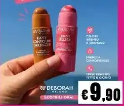 Euroshop Easy Contour Bronzer Easy Blush Deborah Milano offerta