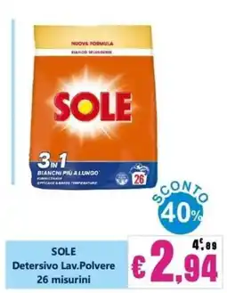 Euroshop Sole Detersivo Lav.Polvere offerta