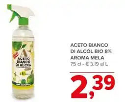 Todis Aceto bianco di alcol bio aroma mela offerta