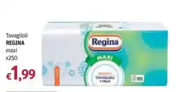 Futura Supermercati Tovaglioli Regina maxi offerta