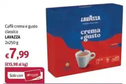 Futura Supermercati Caffè crema e gusto classico LAVAZZA offerta