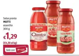Futura Supermercati Mutti Salsa Pronta offerta
