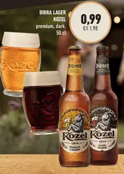 Conad Superstore Birra Lager Kozel offerta