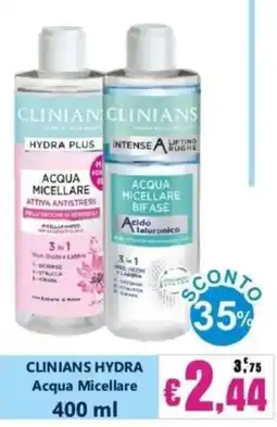 Euroshop Clinians Hydra Acqua Micellare offerta