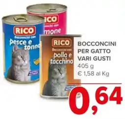 Todis Bocconcini per gatto Rico offerta