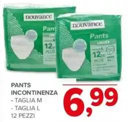 Todis Pants incontinenza nouvance offerta
