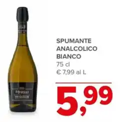 Todis Spumante analcolico bianco Torelli offerta