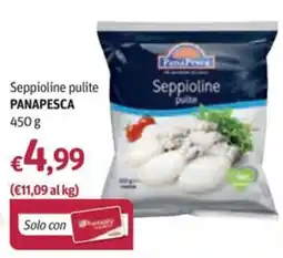 Futura Supermercati Seppioline pulite PANAPESCA offerta