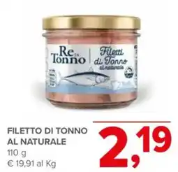 Todis Re Tonno Filetti di Tonno al Naturale offerta