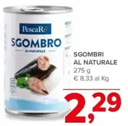 Todis PescaR Sgombro al naturale offerta