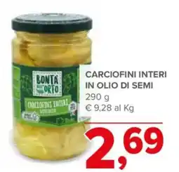 Todis Bonta orto carciofini interi offerta