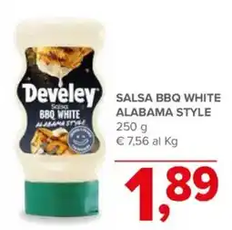 Todis Develey Salsa BBQ White Alabama Style offerta