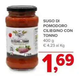 Todis Sugo di pomodoro ciliegino con tonno offerta