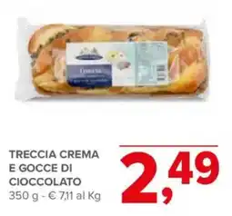 Todis Treccia crema e gocce di cioccolato offerta