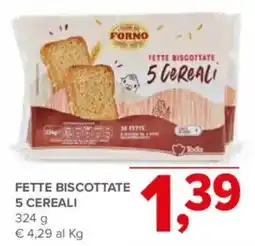 Todis Fette biscottate 5 cereali offerta