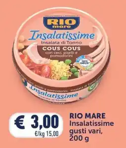 Conad Superstore Rio mare Insalatissime offerta