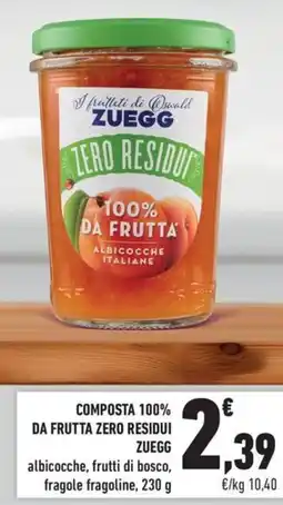 Conad Superstore Composta 100% da frutta zero residui Zuegg offerta