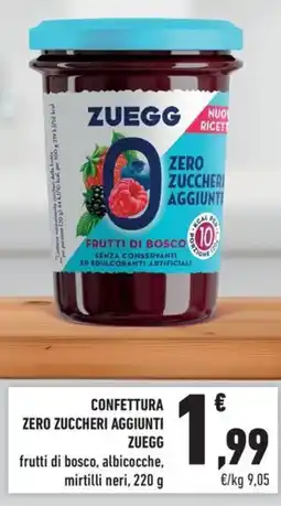 Conad Superstore Confettura frutti di bosco Zuegg offerta