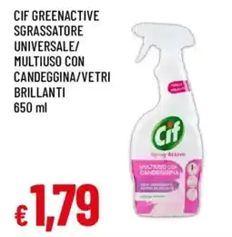 Galassia superstore Cif sgrassatore universale multiuso con candeggina/vetri brillanti offerta
