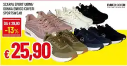Galassia superstore Scarpa sport uomo/donna Enrico Coveri Sportswear offerta