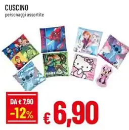 Galassia superstore Cuscino personaggi assortite offerta