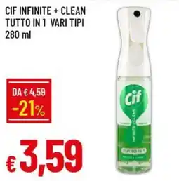 Galassia Cif infinite + clean offerta