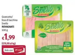 Futura Supermercati Grancotto/fesa di tacchino Snello ROVAGNATI offerta