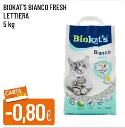 Galassia Biokat's Bianco Fresh Lettiera offerta