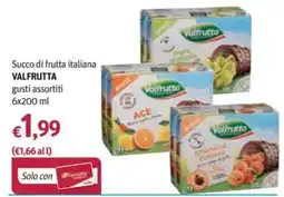 Futura Supermercati Succo di frutta italiana Valfrutta offerta