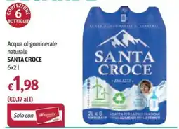 Futura Supermercati Acqua oligominerale naturale Santa Croce offerta