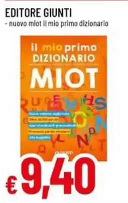 Galassia il mio primo dizionario miot offerta